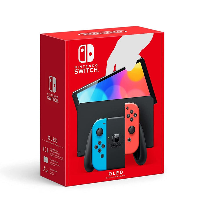 Nintendo Switch OLED Model with Red & Blue Joy-Con-Nintendo-PriceWhack.com