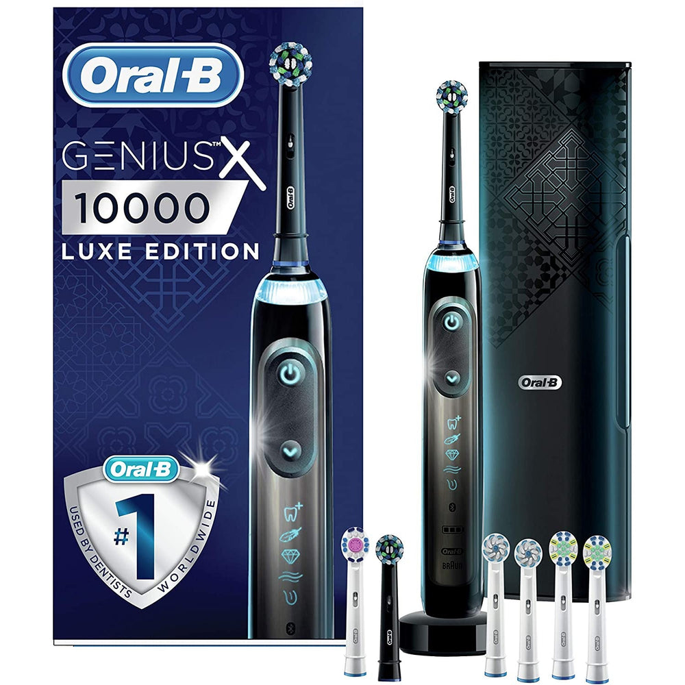Oral-B GENIUS X 10000 Luxe Electric Toothbrush - Black Anthracite-Oral-B-PriceWhack.com