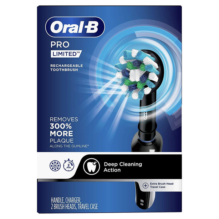 Oral-B Pro Limited Rechargeable Electric Toothbrush Black-Oral-B-PriceWhack.com