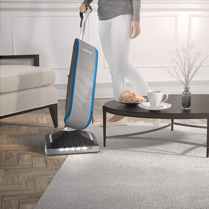 Oreck HEPA Swivel Bagged Upright Vacuum Cleaner - Blue-Oreck-PriceWhack.com