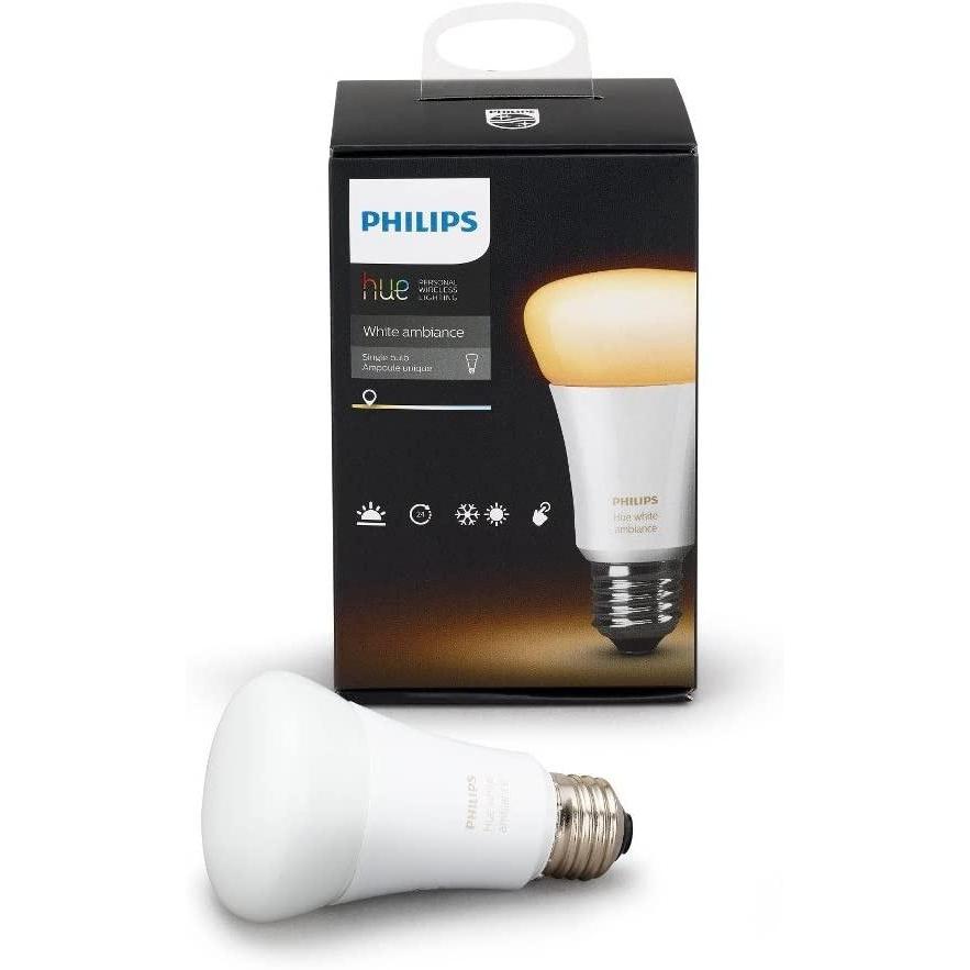 Philips Hue White A19 Dimmable Smart LED Bulb