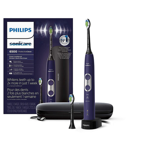 Philips Sonicare Protective Clean 6500 Rechargeable Electric Toothbrush - Deep Purple-Philips Sonicare-PriceWhack.com
