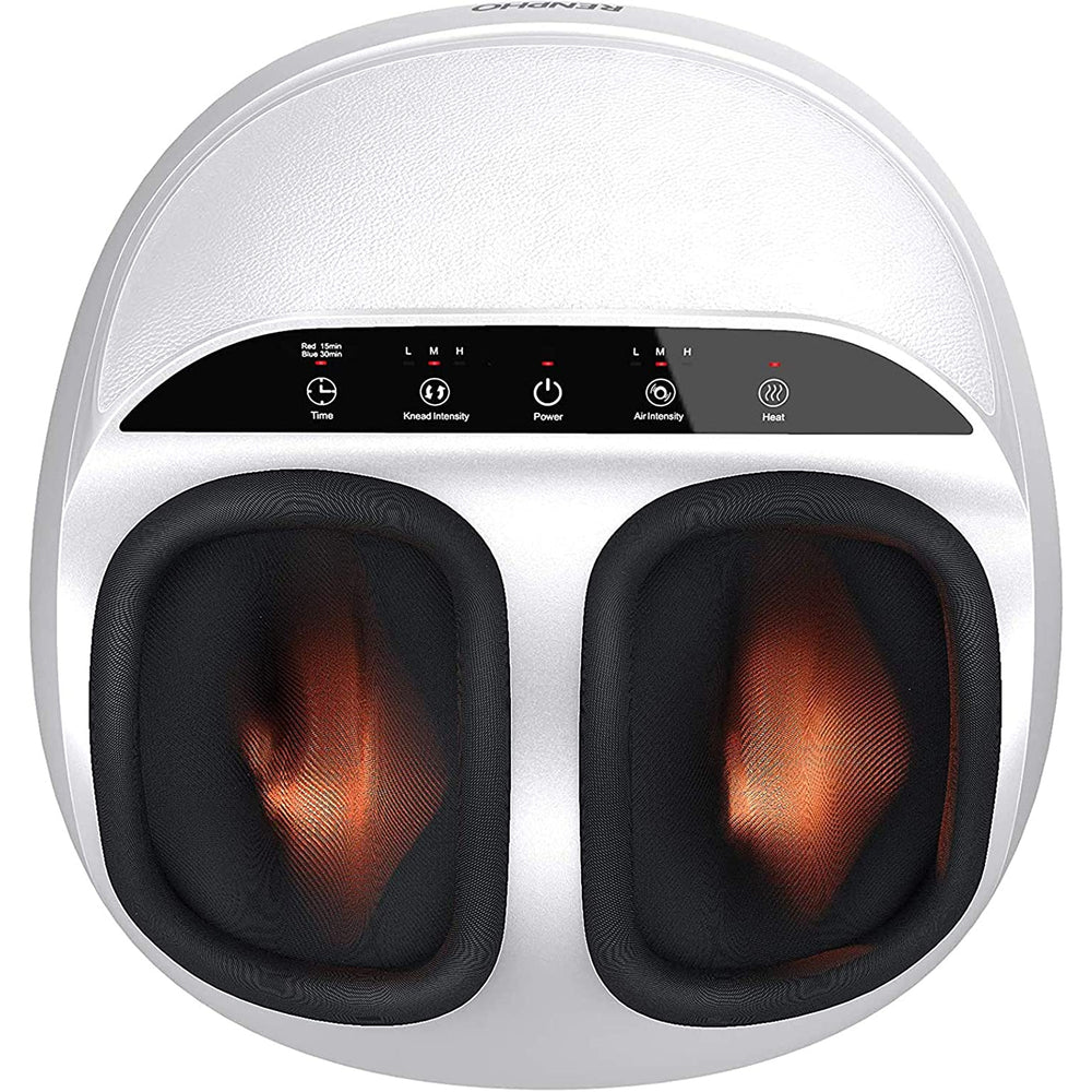 Renpho Foot Massager Machine with Heat - White-Renpho-PriceWhack.com