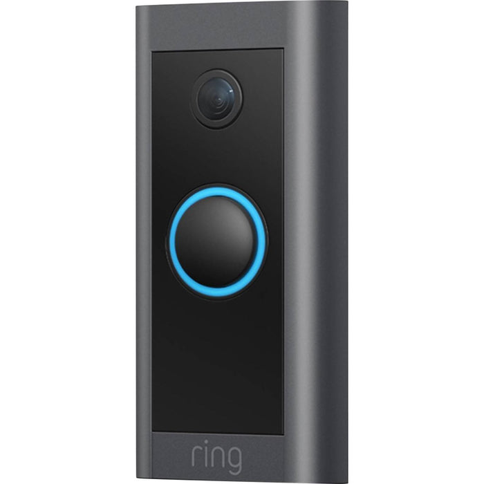 Ring Wi-Fi Video Doorbell - Wired - Black-Ring-PriceWhack.com