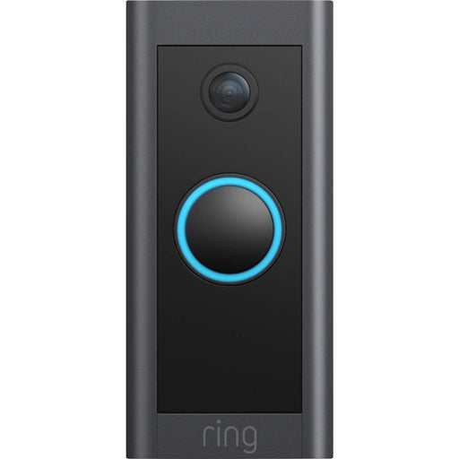 Ring Wi-Fi Video Doorbell - Wired - Black-Ring-PriceWhack.com