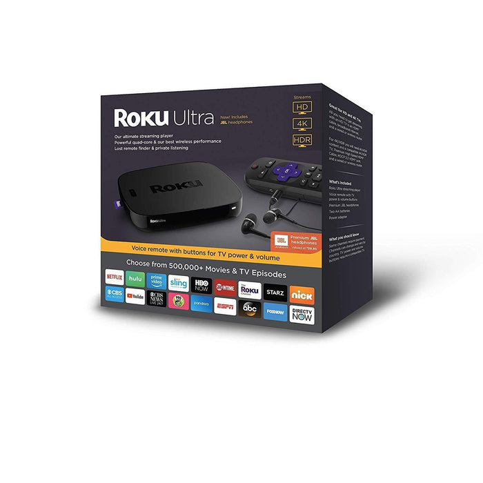 Roku Ultra Streaming Player (2018) with JBL headphones-Roku-PriceWhack.com