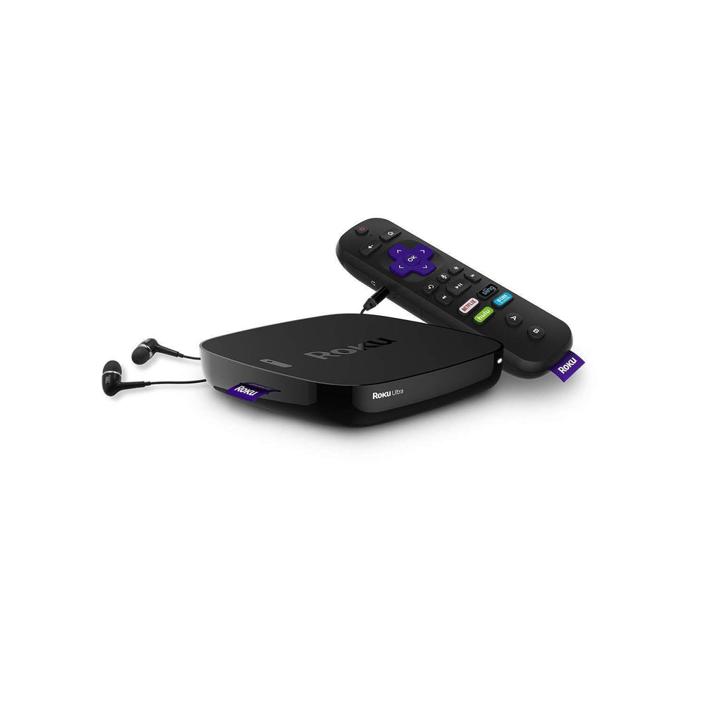 Roku Ultra Streaming Player (2018) with JBL headphones-Roku-PriceWhack.com