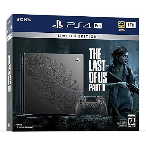 Sony PlayStation 4 Pro 1TB Limited Edition The Last of Us Part 2 Console Bundle - Black-Sony-PriceWhack.com