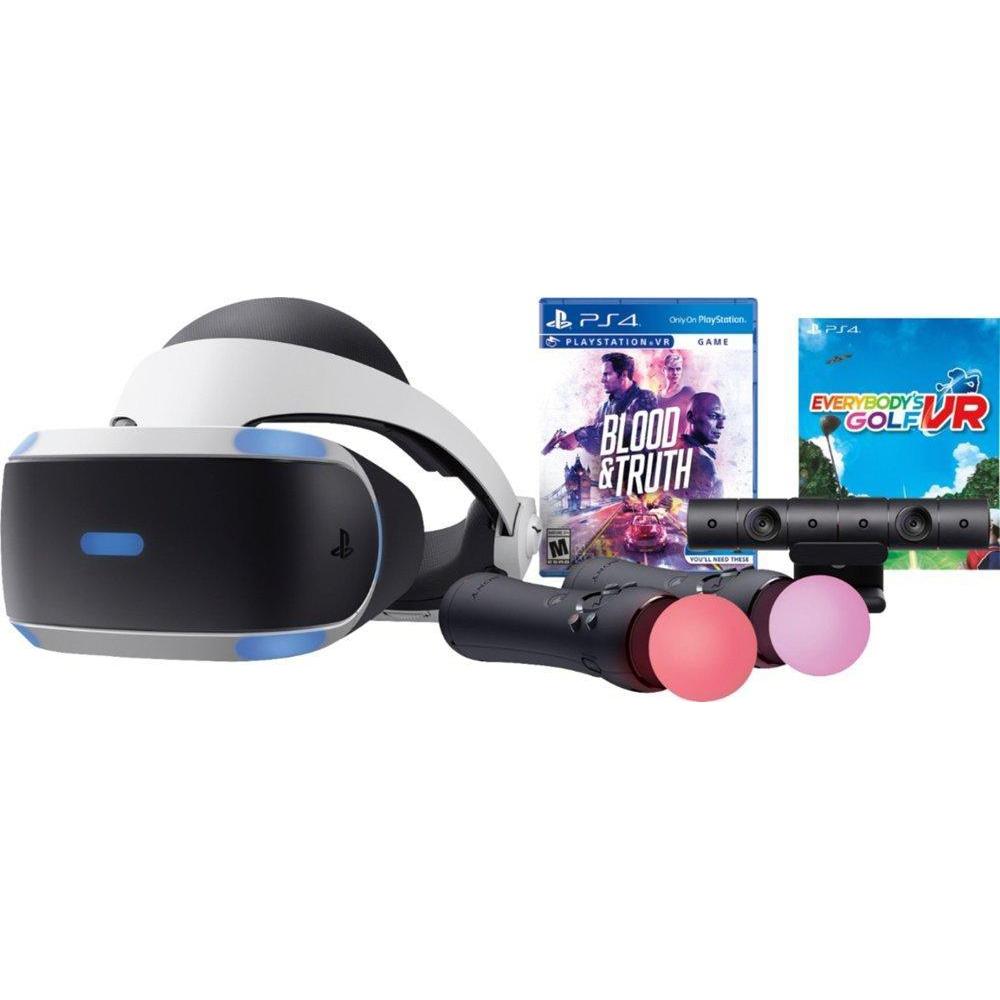 Sony Playstation VR Blood & Truth and Everybody's Golf VR Bundle