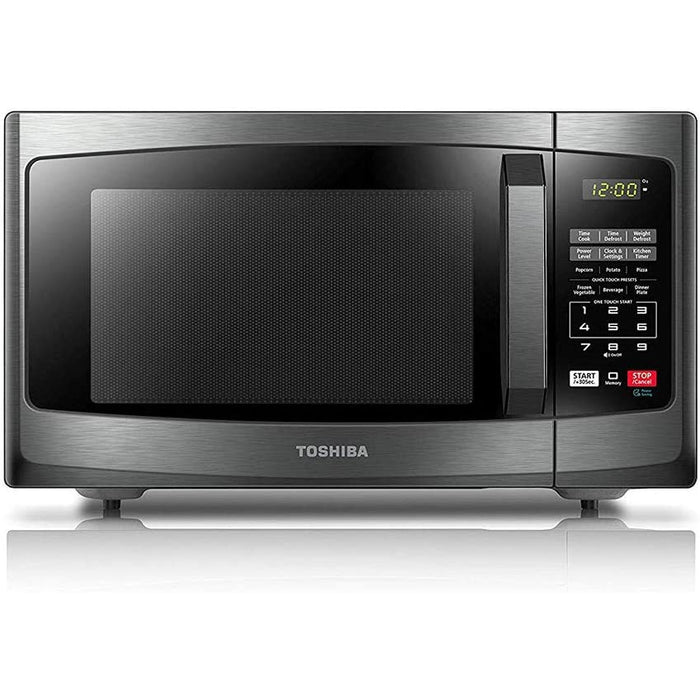 Toshiba Countertop Microwave Oven - Black Stainless Steel-Toshiba-PriceWhack.com